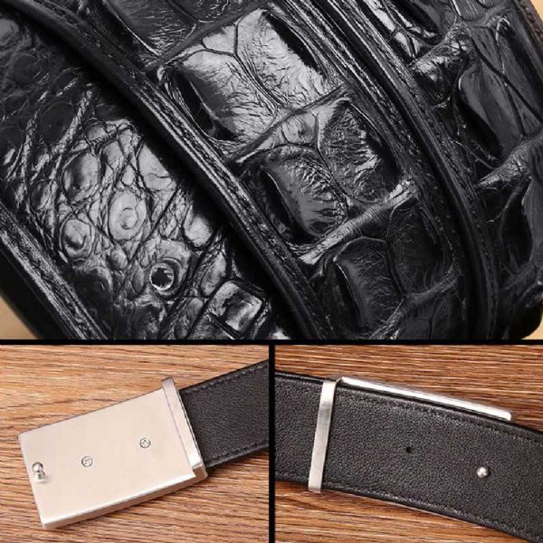 Ceintures Homme En Peau De Crocodile - Boucles de ceinture à ancre | Meilleurs Cadeaux - Style 1