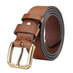 Mode Ceinture En Cuir De Vache Pour Homme - Boucles de ceinture à ardillon