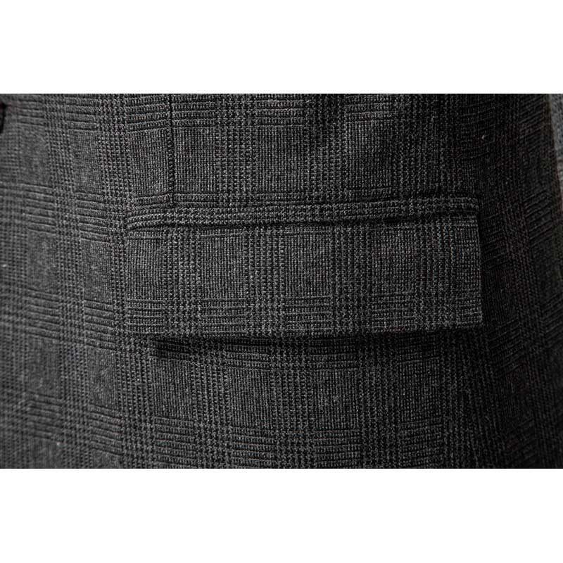 Blazer Homme Classique | Vestes de Costume Un Bouton Silm Fit - Kaki