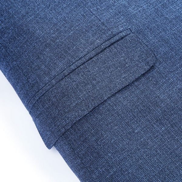Blazer Sport Manteau Slim Casual Deux Boutons Pour Hommes - Bleu