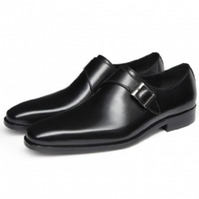Chaussures Moine Pour Hommes Habillées Boucle Cuir Vache