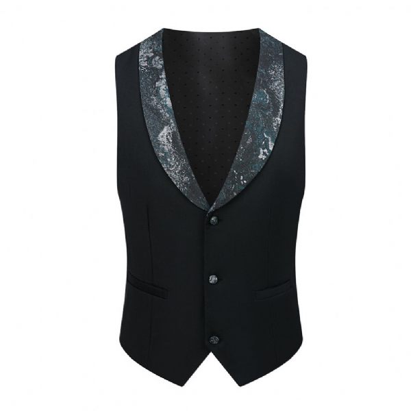 Costume 3 Pièces Homme Automne / Hiver Jacquard Un Bouton Robe Cérémonie Mariage Revers Pointe - Vert